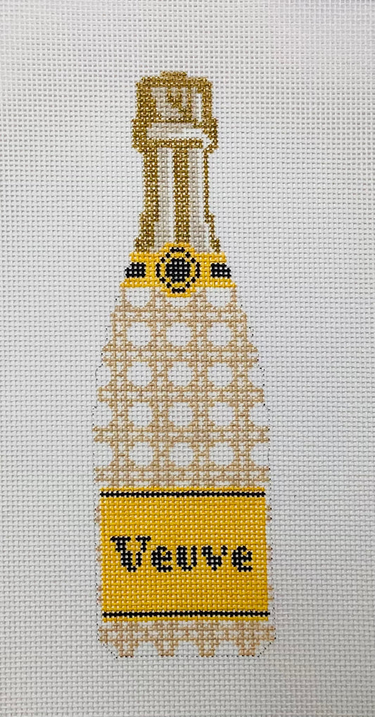 Veuve Bottle - Rattan Cane