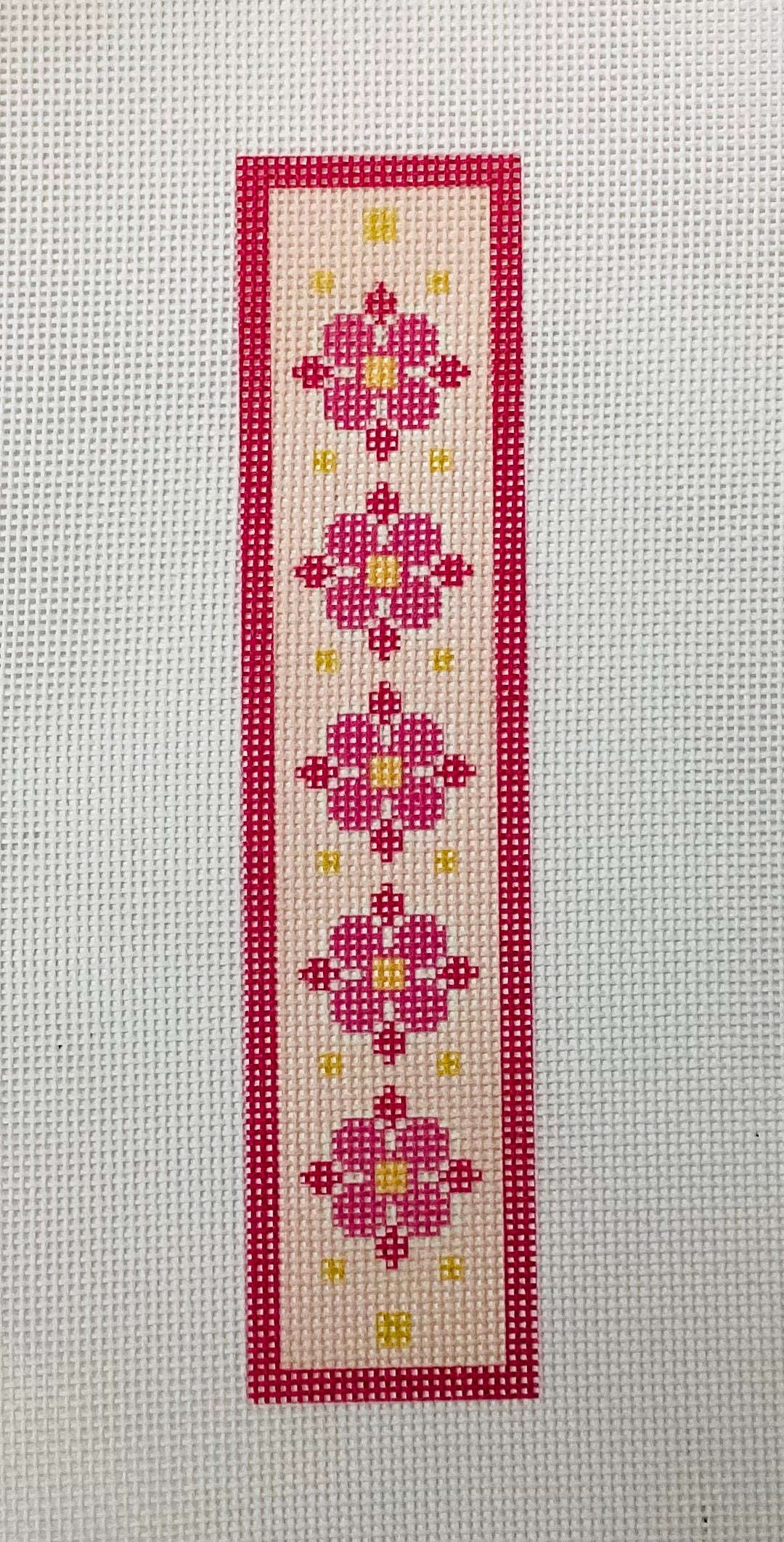 Pink Floral Bookmark