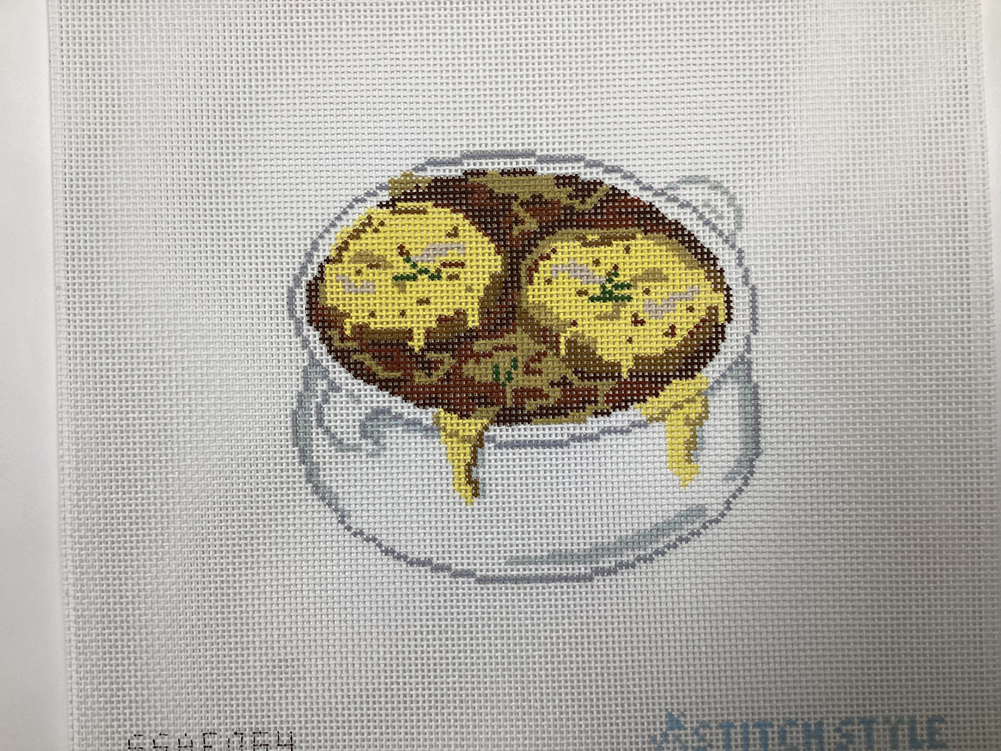 French Onion Soup Needlepoint Canvas