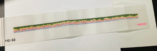 Trout Hat Band Needlepoint Canvas