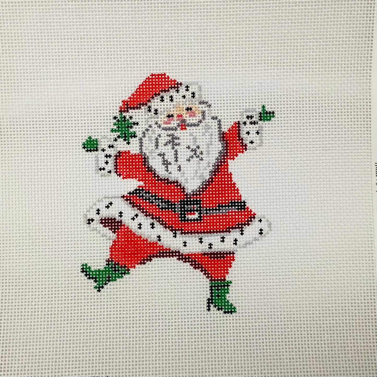 Retro Santa with Dots