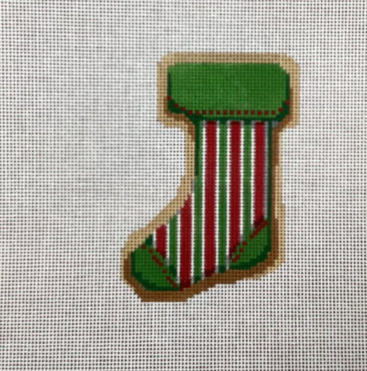 Xmas Stocking Cookie Needlepoint Canvas