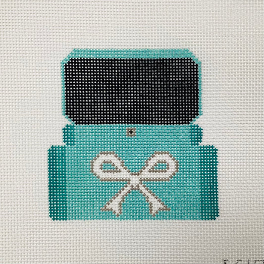 Little Blue Gifts Needlepoint Canvas