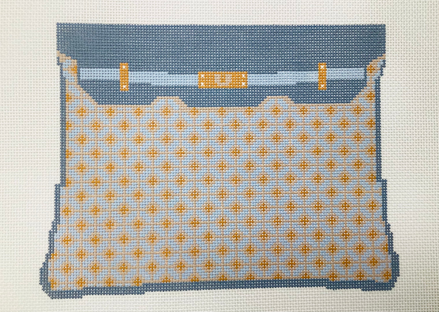 Weave Clutch Needlepoint Canvas