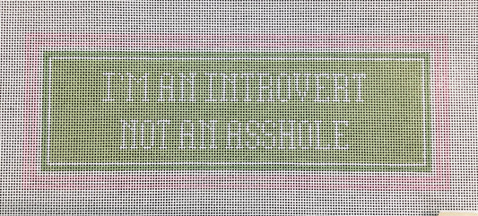 I'm an Introvert Needlepoint Canvas
