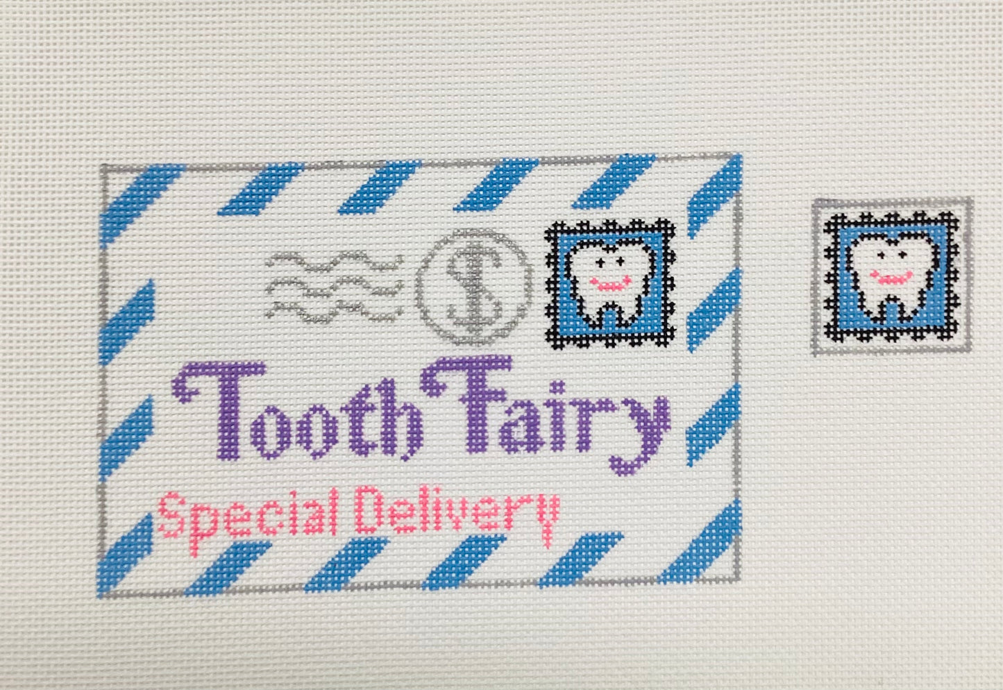 Tooth Fairy Envelope - special delivery Needlepoint Canvas