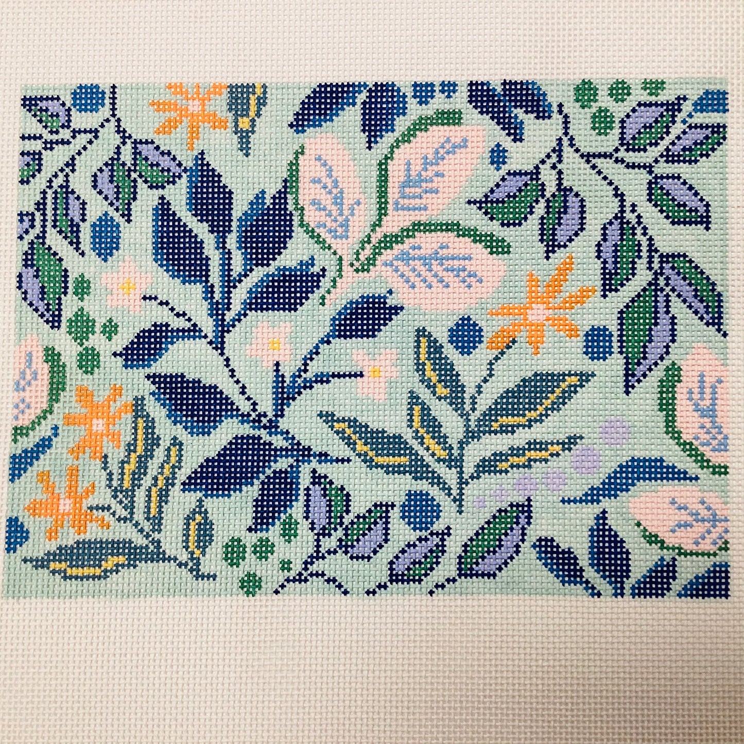 Aqua Floral Pattern Juila McGahee