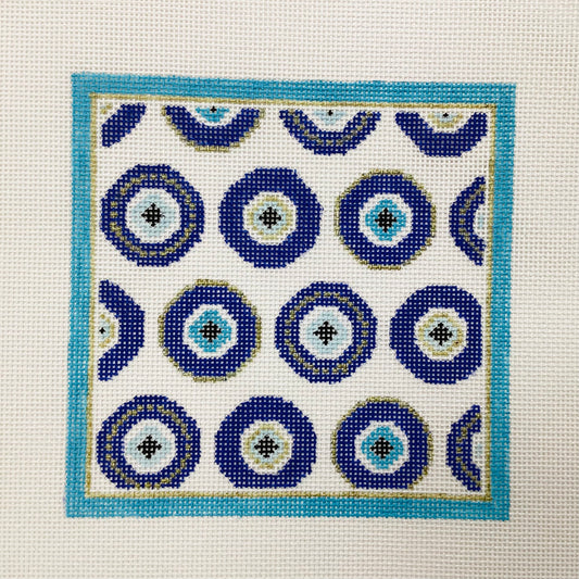 Evil Eye Needlepoint Insert
