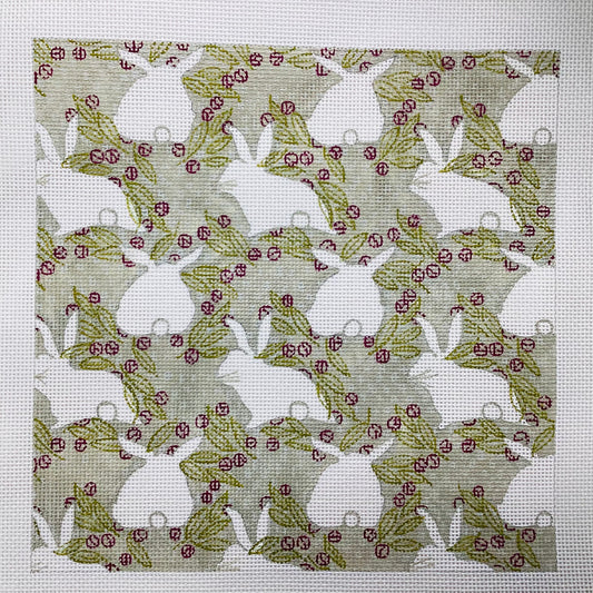 Rabbits with berries