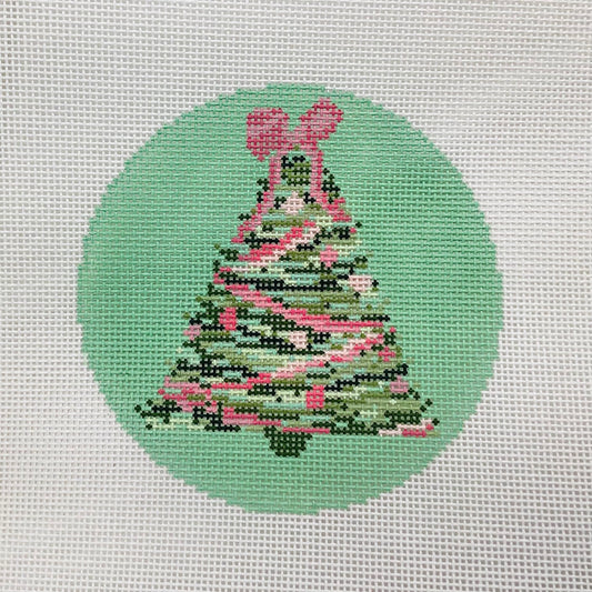 Tree Ornament Pink and Green