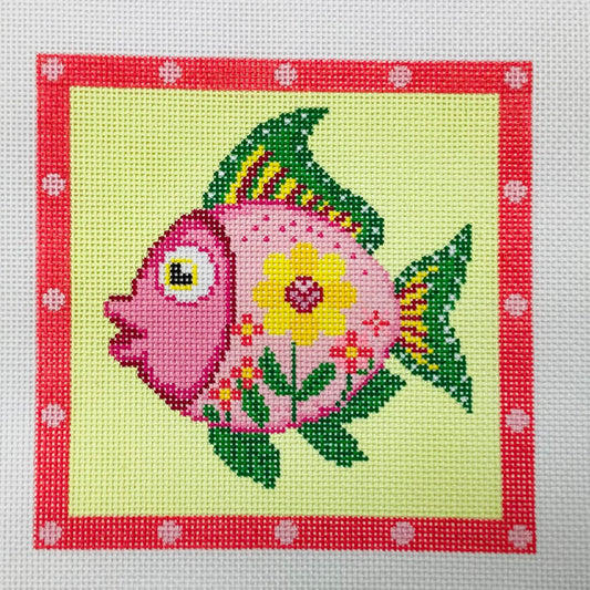 Pink Floral Fish