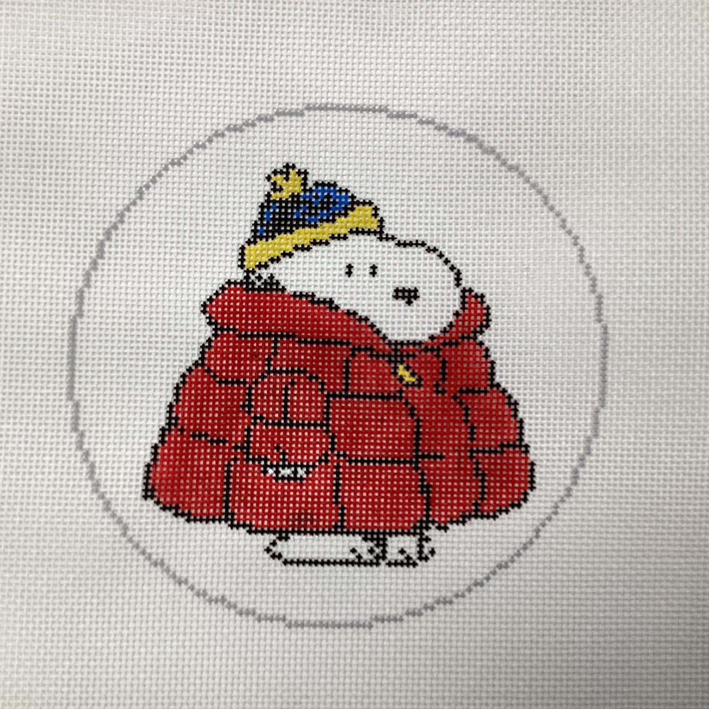 Peanuts Snoopy in Puffer Coat Round