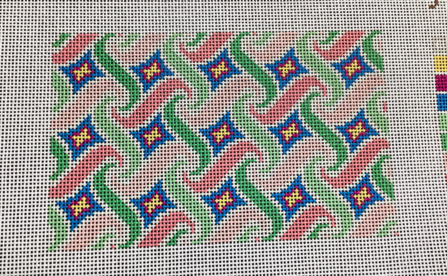 Swirl Pastel Needlepoint Canvas