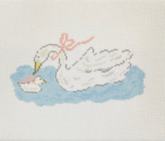 Little Swanling Needlepoint Canvas