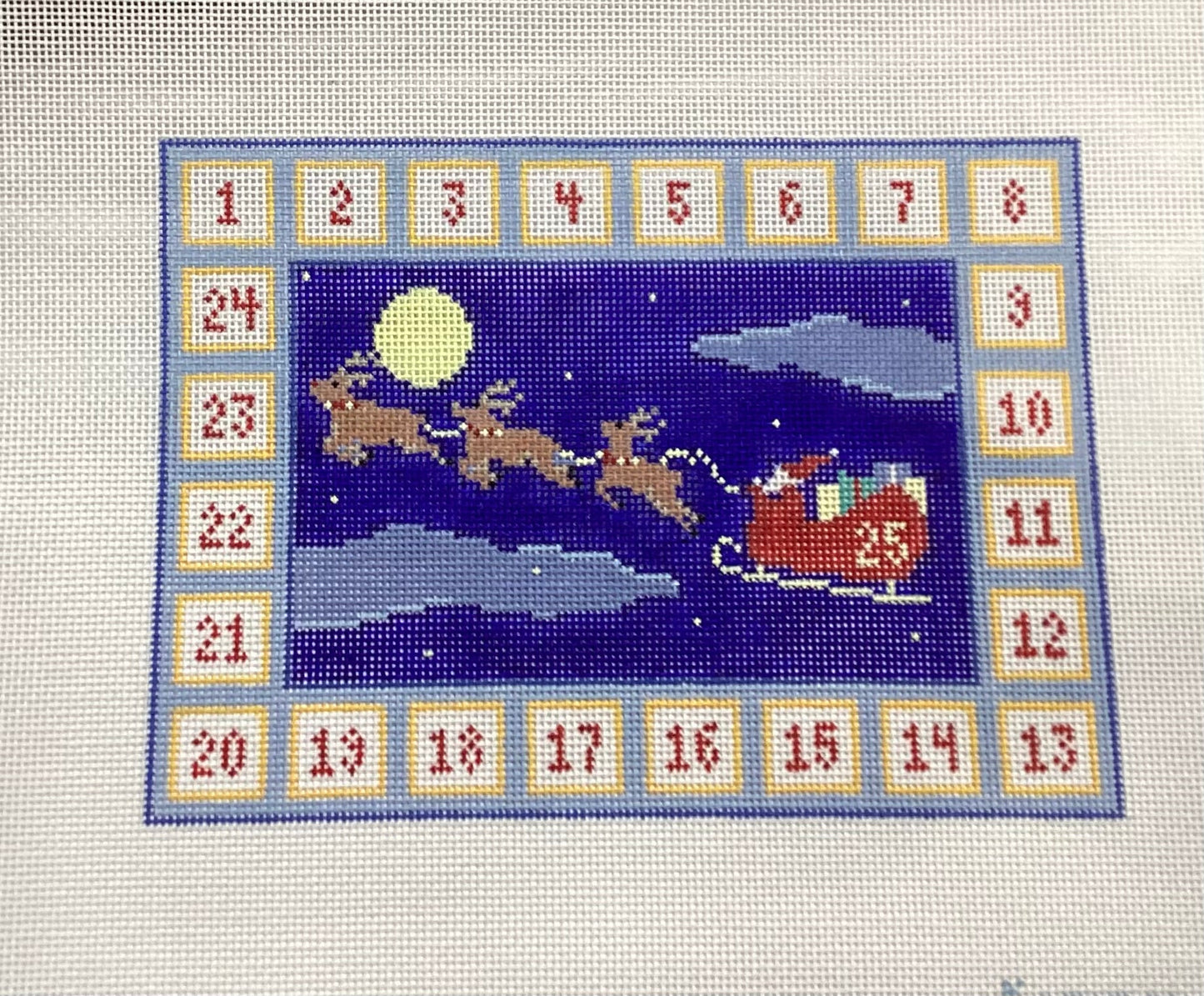 Santa and Reindeer Advent Calendar