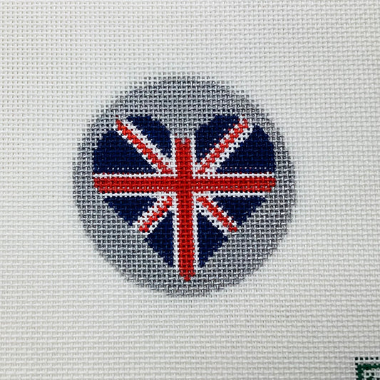 British Flag heart mini