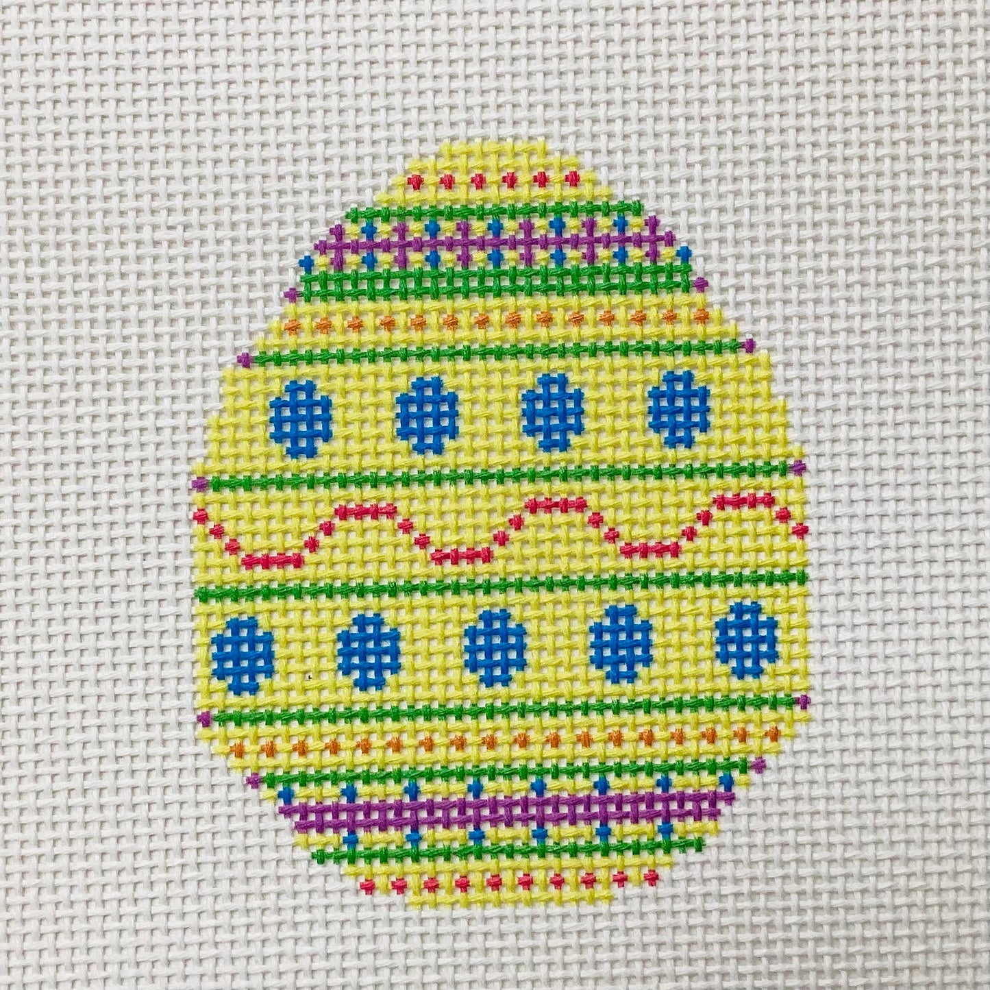 Happy Pattern Yellow Egg