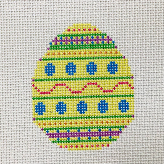 Happy Pattern Yellow Egg