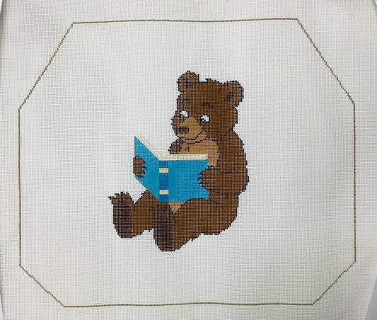 Bear Rocker Needlepoint Seat Cover