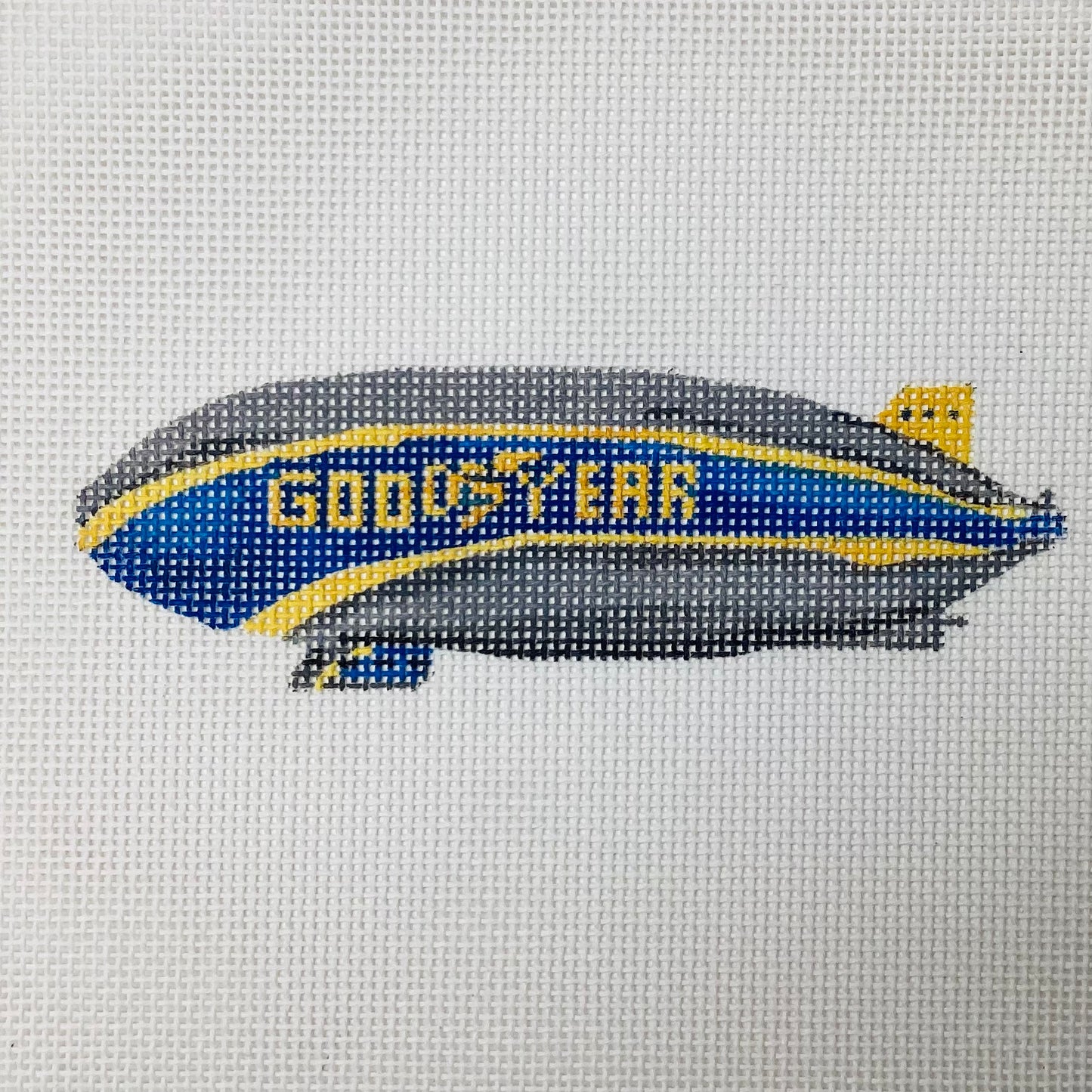 Goodyear Blimp Needlepoint