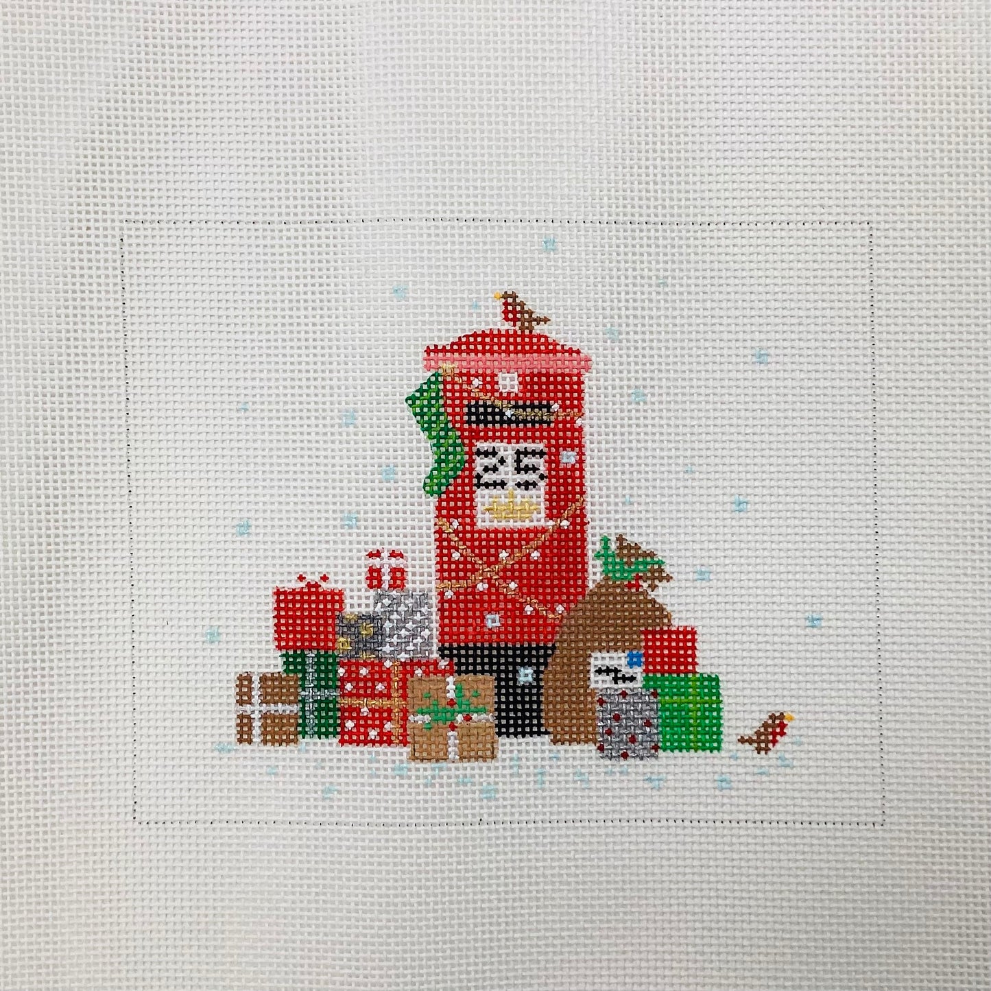 London Christmas - Letter Box w/ Gifts