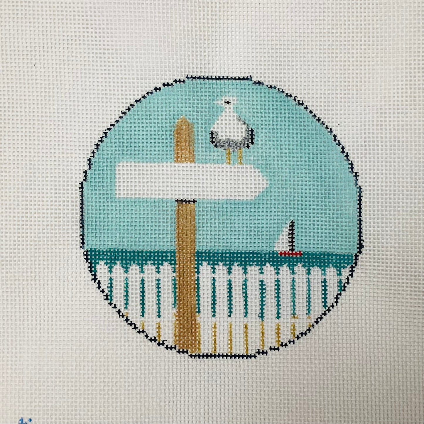 Beach Sign Round