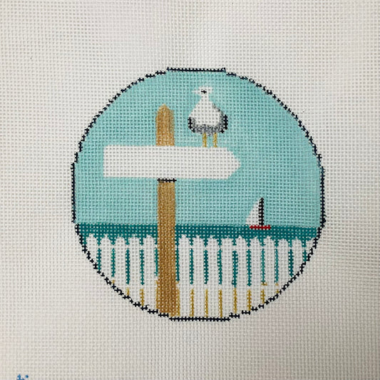 Beach Sign Round