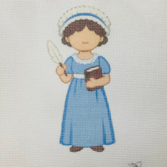Jane Austen Needlepoint Design