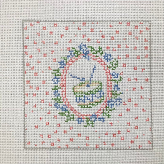 Drum Square Needlepoint Canvas