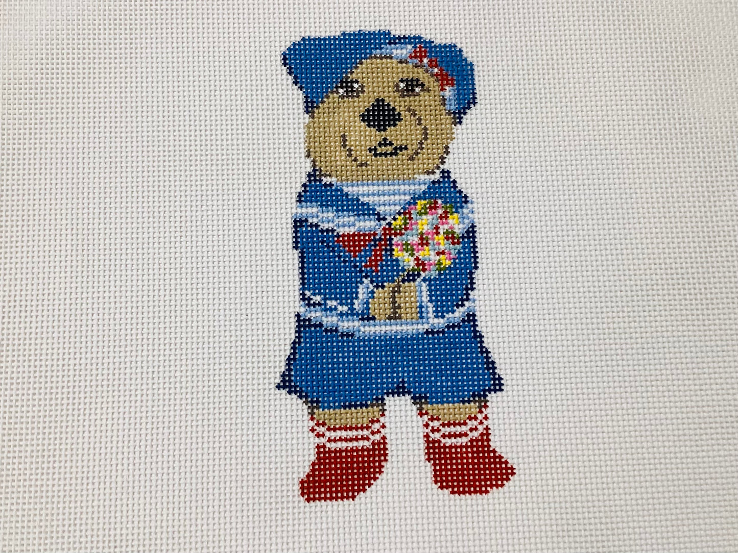 Imogen the Otter Ornament Needlepoint Canvas