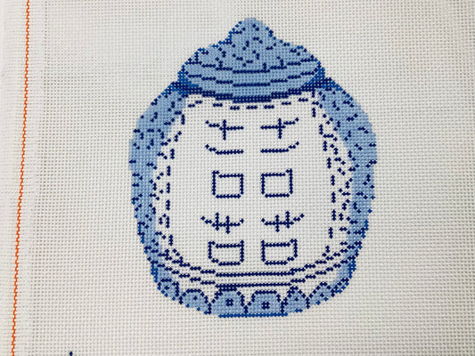 Double Happiness Ornament Needlepoint Canvas