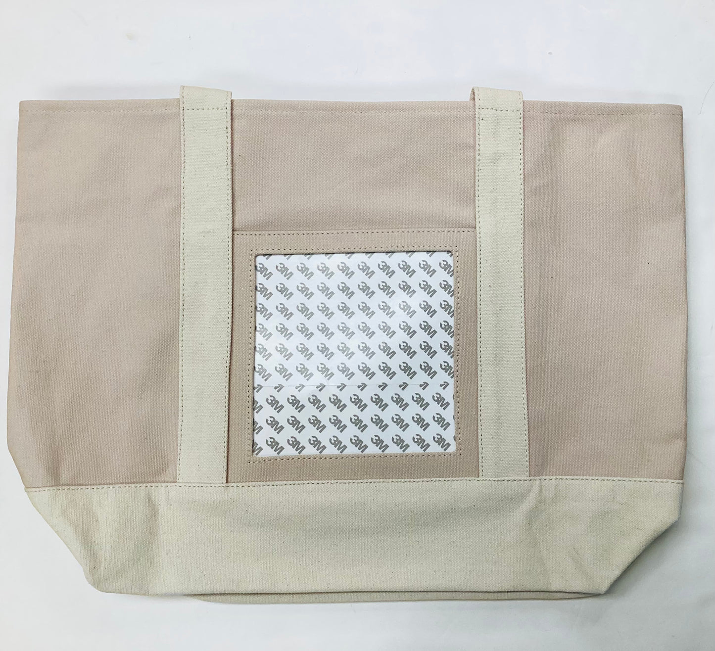 Large Tote with insert - Taupe w/ Natural