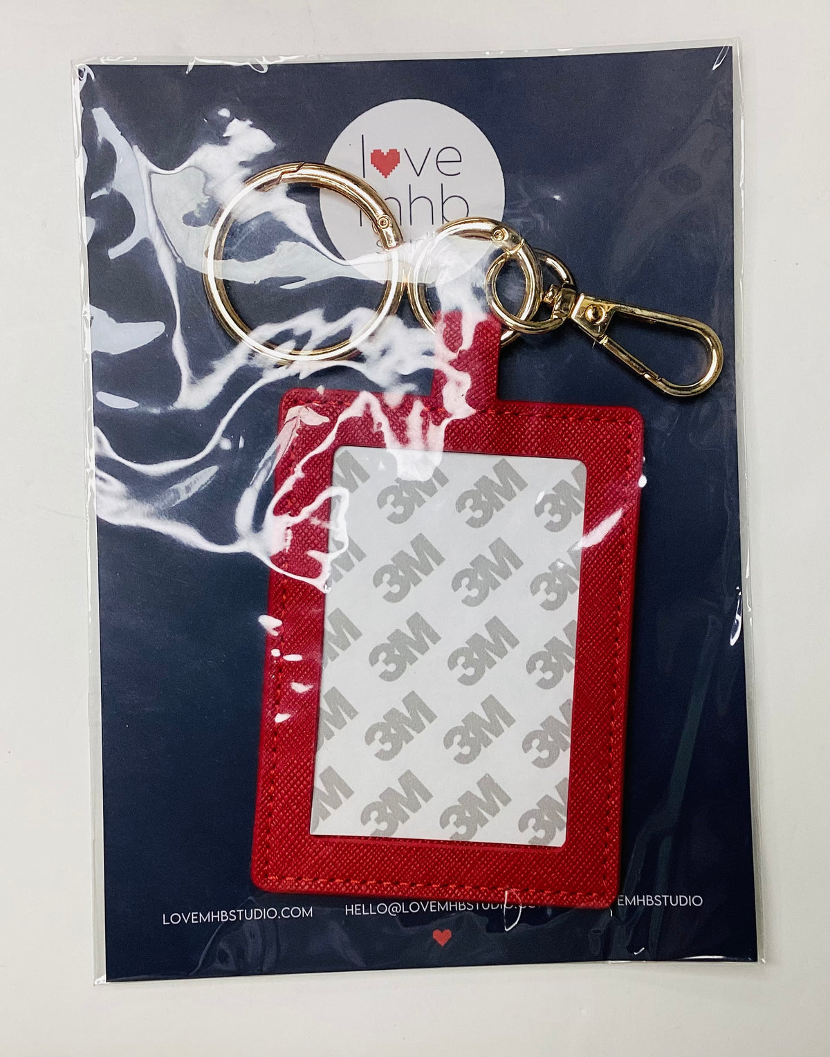 Leather Charm Rectangle