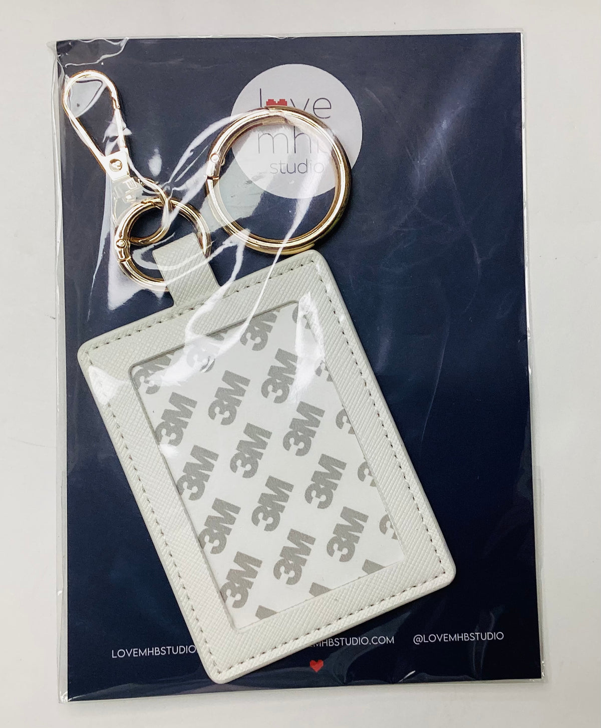 Leather Charm Rectangle