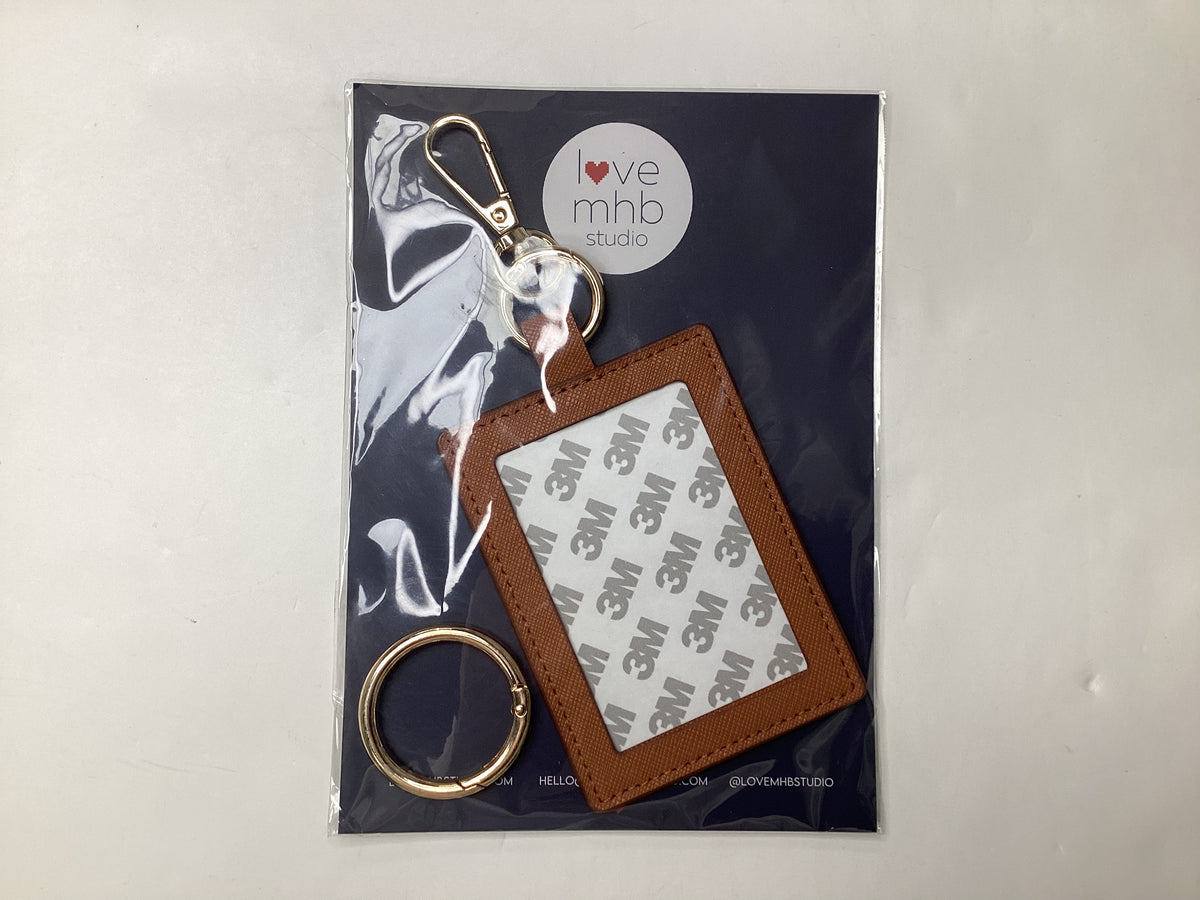 Leather Charm Rectangle
