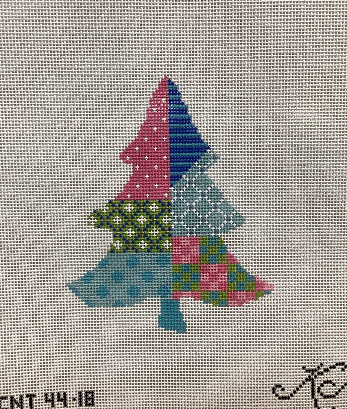 Pink Tropical Crazy Tree Needlepoint Kit