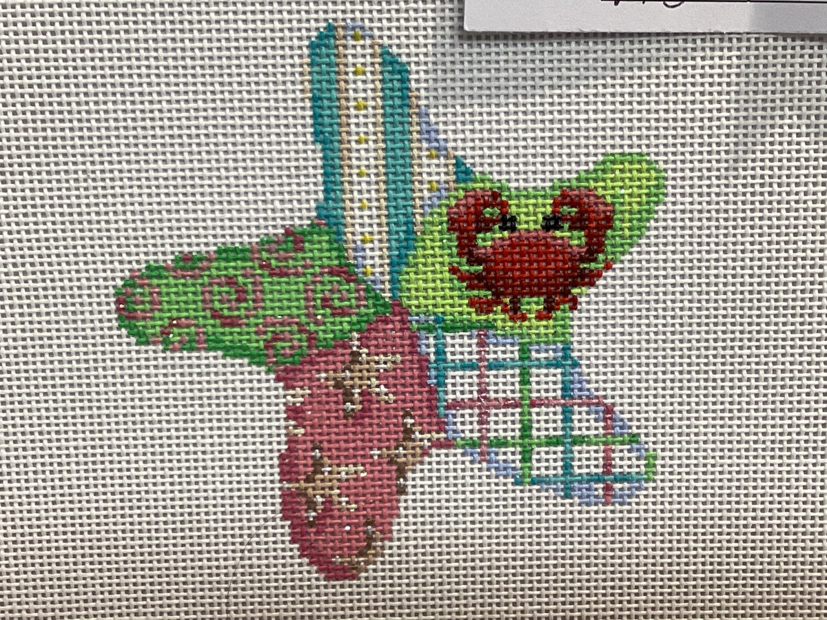 Starfish with Crab Needlepoint Canvas