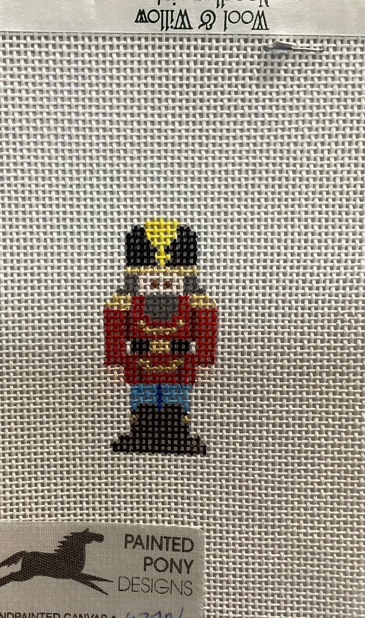 Mini Nutcracker Needlepoint Canvas