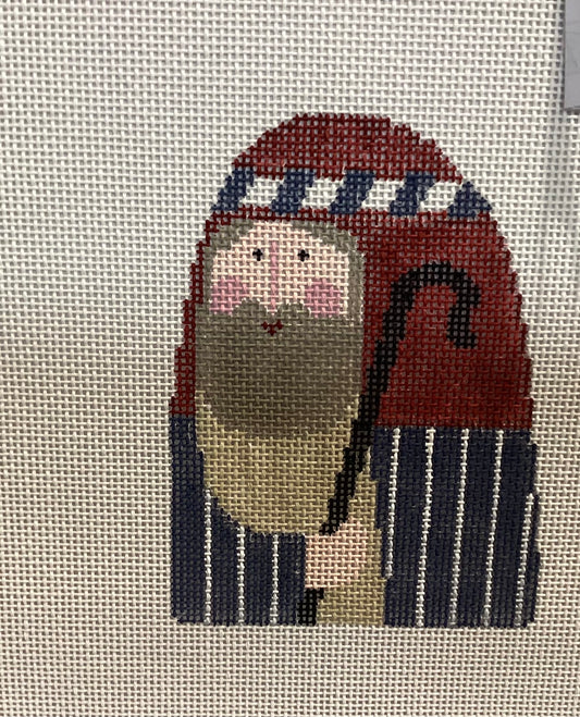 Joseph Standup Needlepoint Canvas with Stitch Guide
