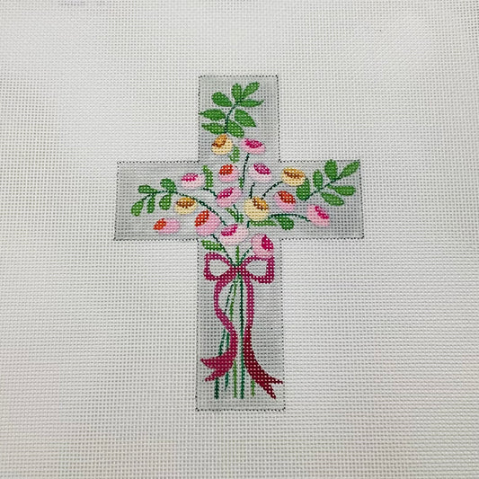 Roses on Grey Cross