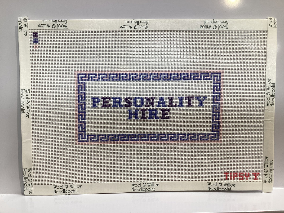 Personality Hire Needlepoint Canvas