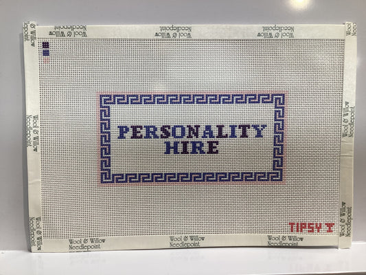 Personality Hire Needlepoint Canvas