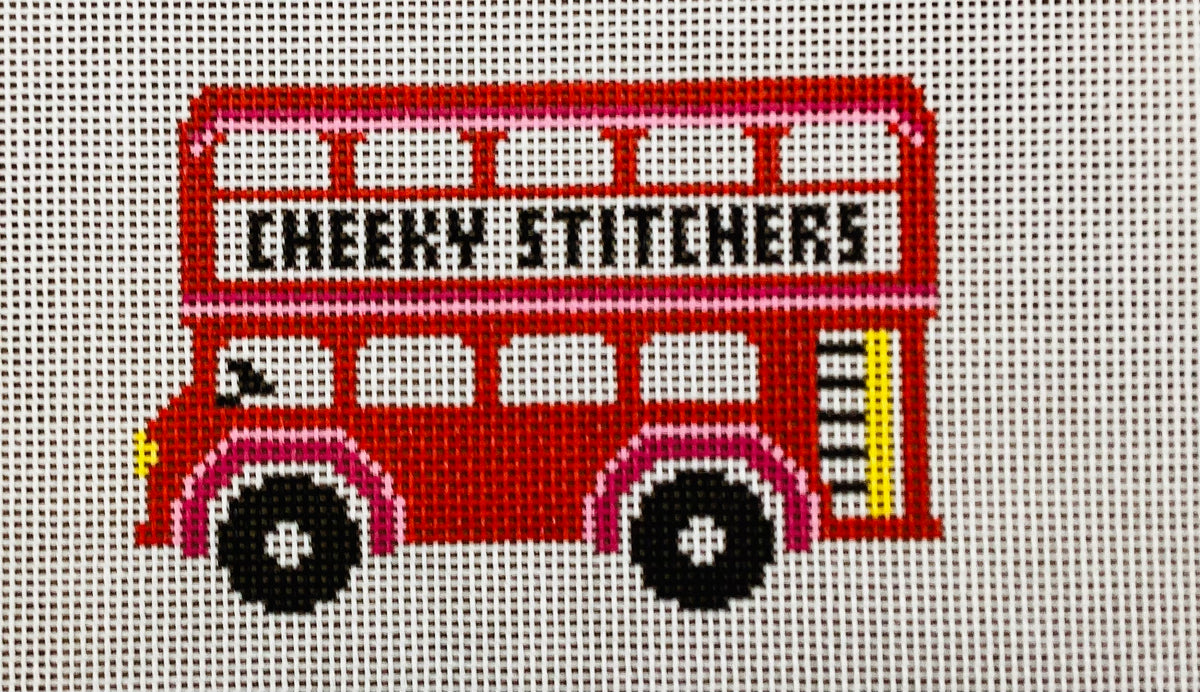 Cheeky Stitchers London Bus Needlepoint Canvas