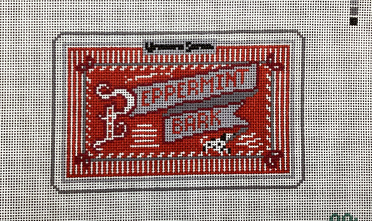 Peppermint Bark Needlepoint Canvas