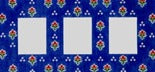 Triple Frame Blue