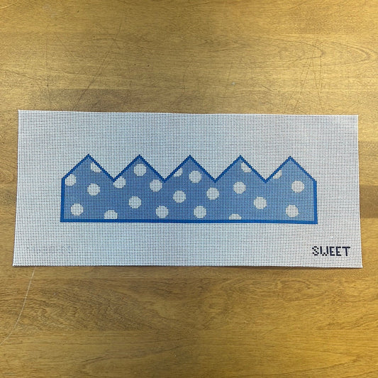 Biirthday Crown - Blue Dots