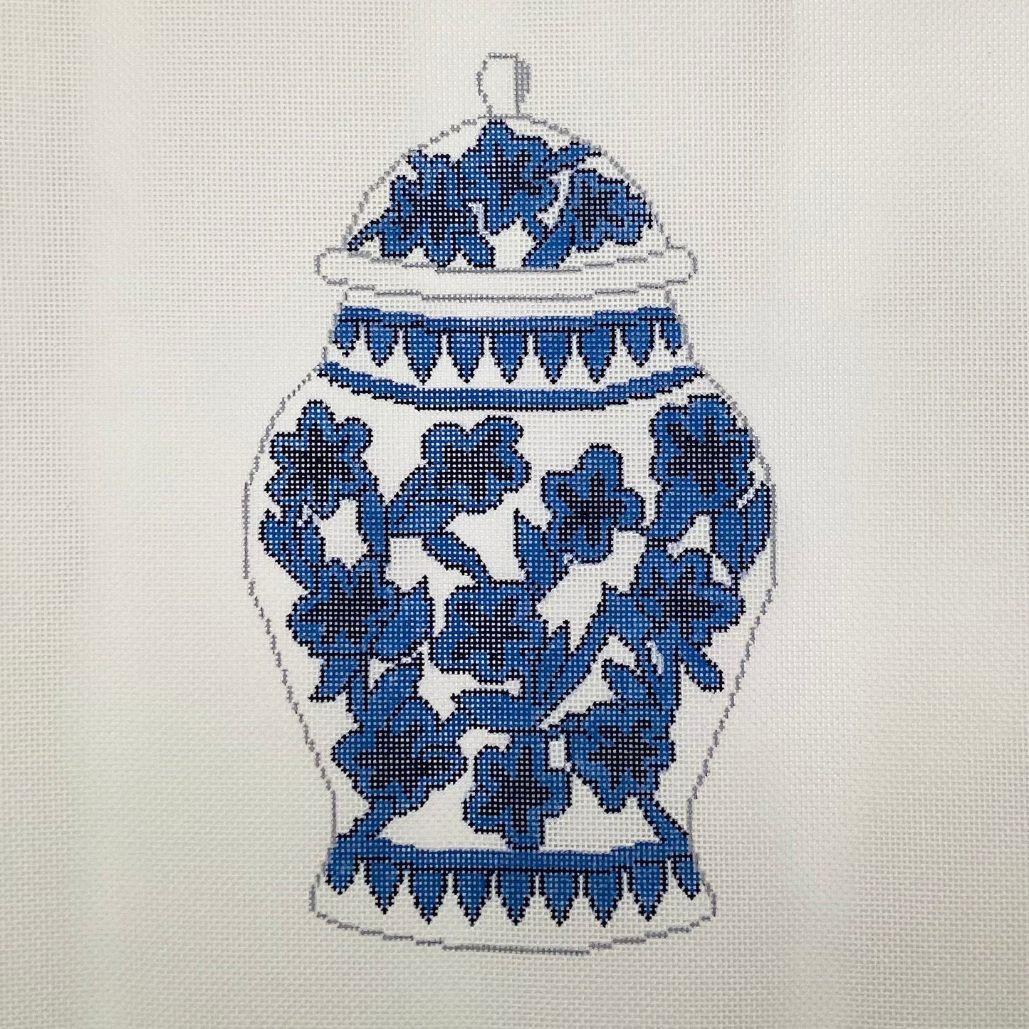 Floral Ginger Jar