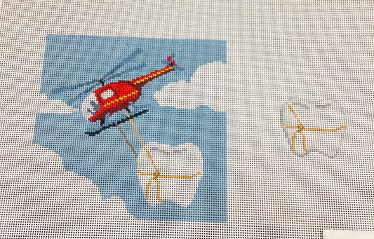 Helicopter Tooth Fairy pillow