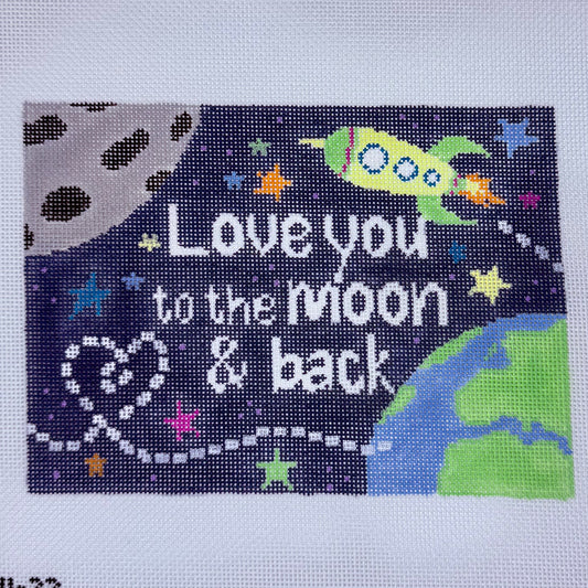 Moon and Back Pillow