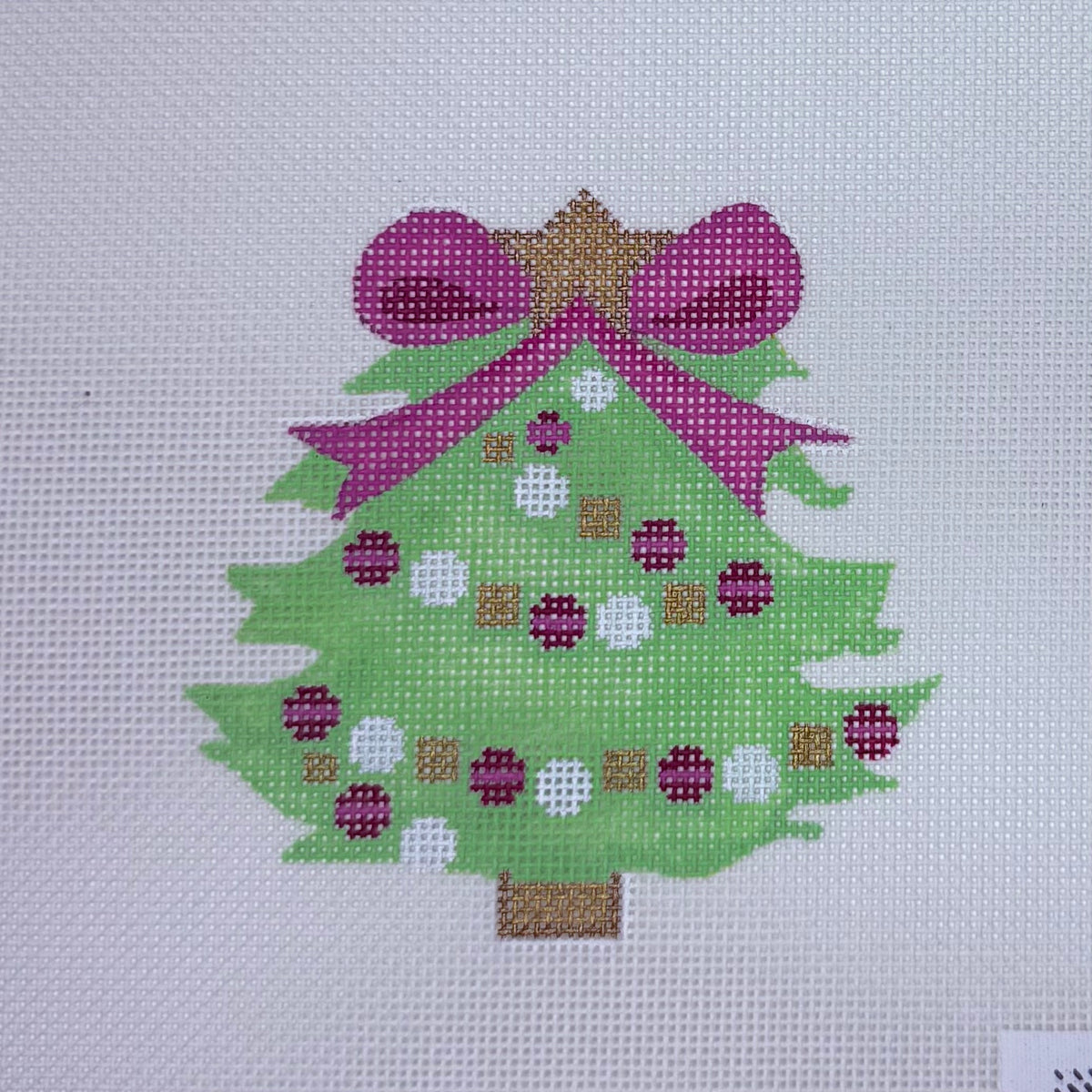 Tree with Magenta Bow